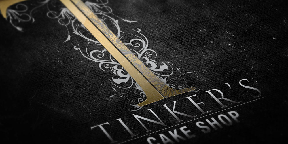 Tinker's Cake Shop Logo Branding