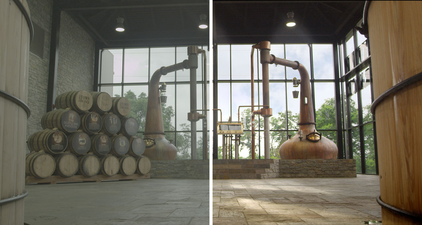 Lexington Color Grading and Compositing