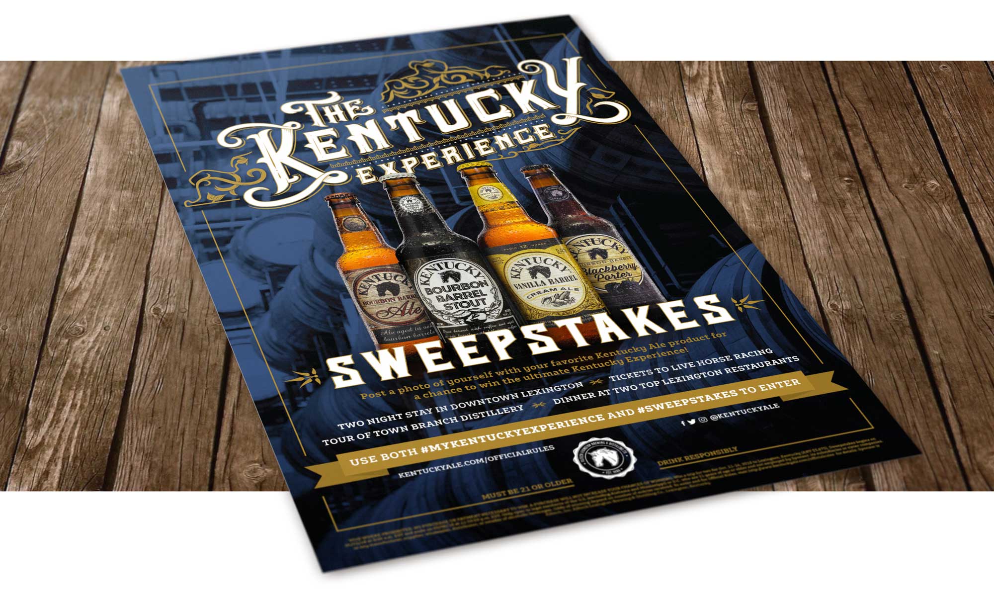 Kentucky Experience Poster Design Marketing Advertising
